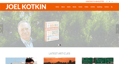 Desktop Screenshot of joelkotkin.com